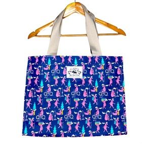New Alaska Moose Detail Insulated Zippered Large Tote